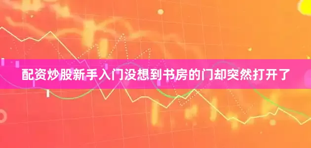 配资炒股新手入门没想到书房的门却突然打开了